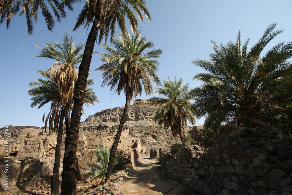 Khaybar to the north of Medina in the Hejaz. Before the advent of Islam in the 7th century CE, indigenous Arabs, as well as Jews, once made up the population of Khaybar.
