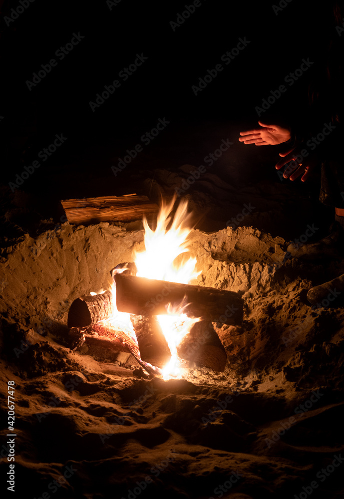 Beach Campfire