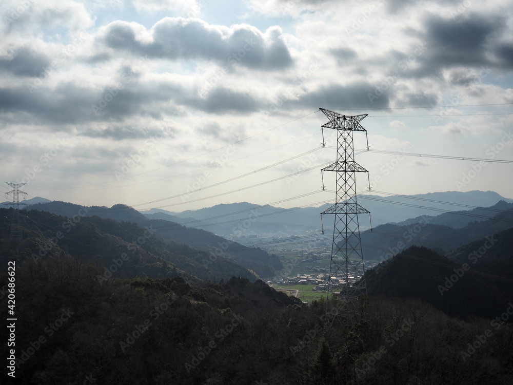 山の風景