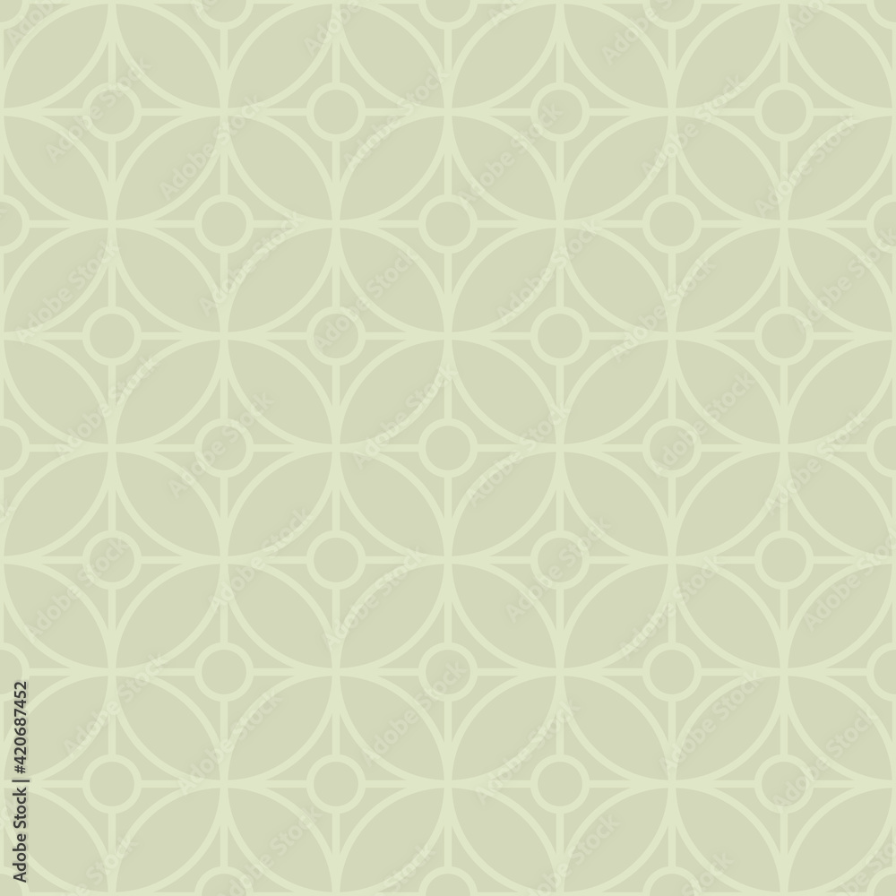 Circles seamless pattern, beige. A seamless retro pattern with beige geometric motifs. Circles seamless pattern, beige. A seamless retro pattern with beige geometric motifs.