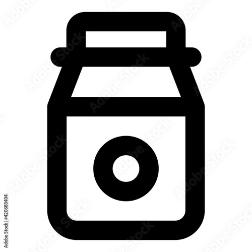 
A jam jar icon in solid style

