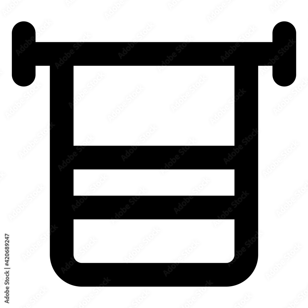 A towel on a hanger for parlour and salon, hanger towel
A towel on a hanger for parlour and salon, hanger towel