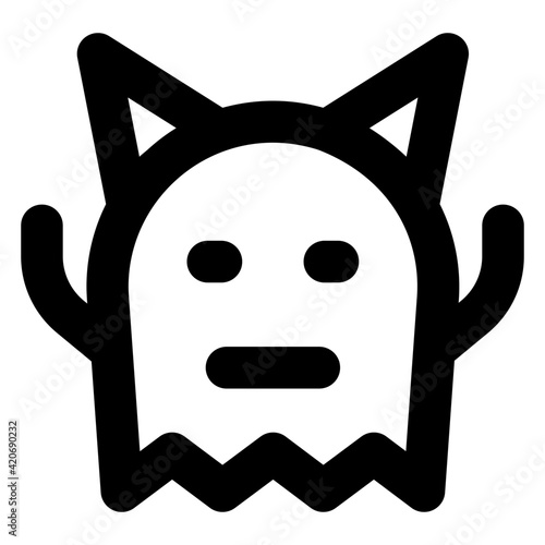 
Trendy unique icon of phantom, glyph editable vector 

