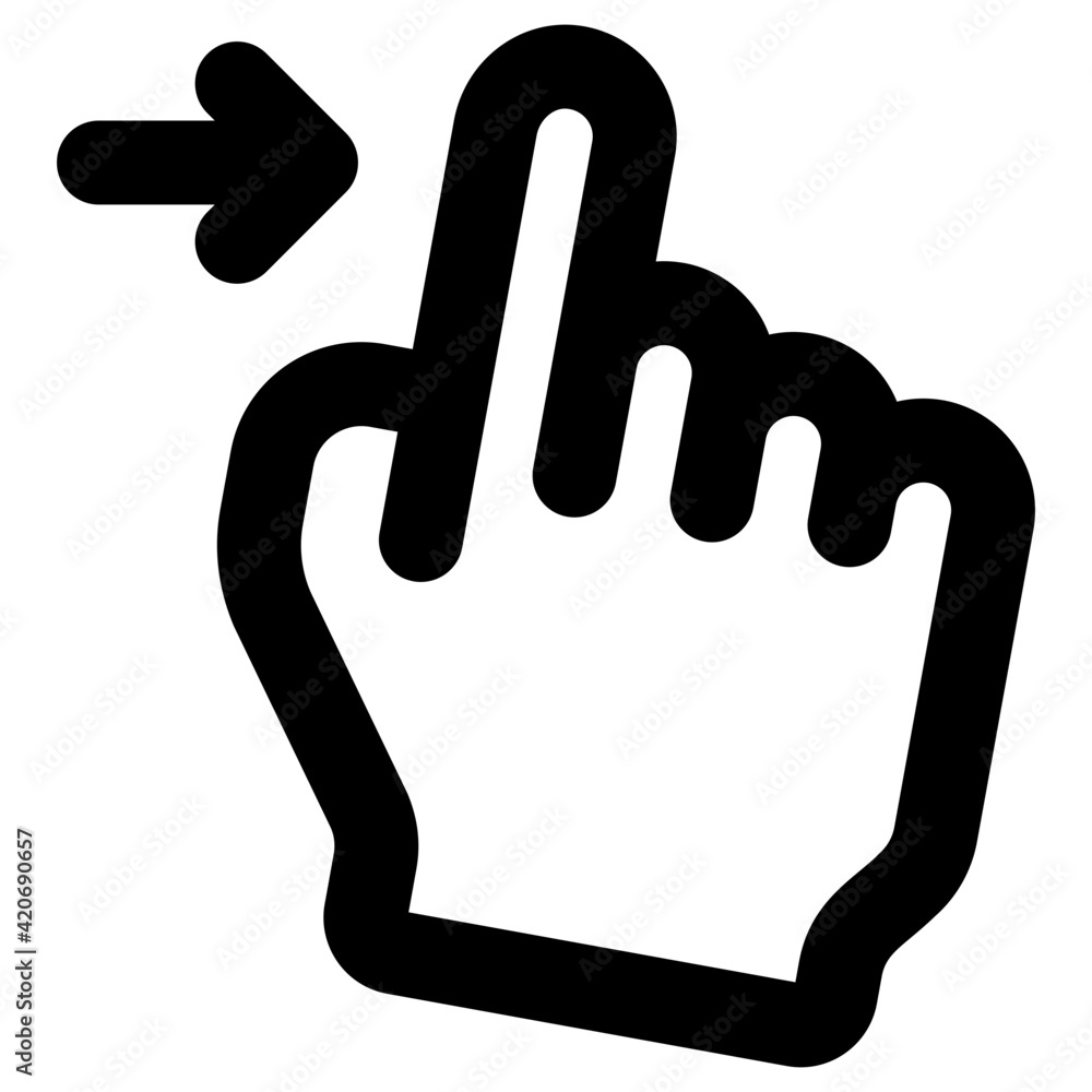 Trendy icon of swipe left, editable vector
Trendy icon of swipe left, editable vector