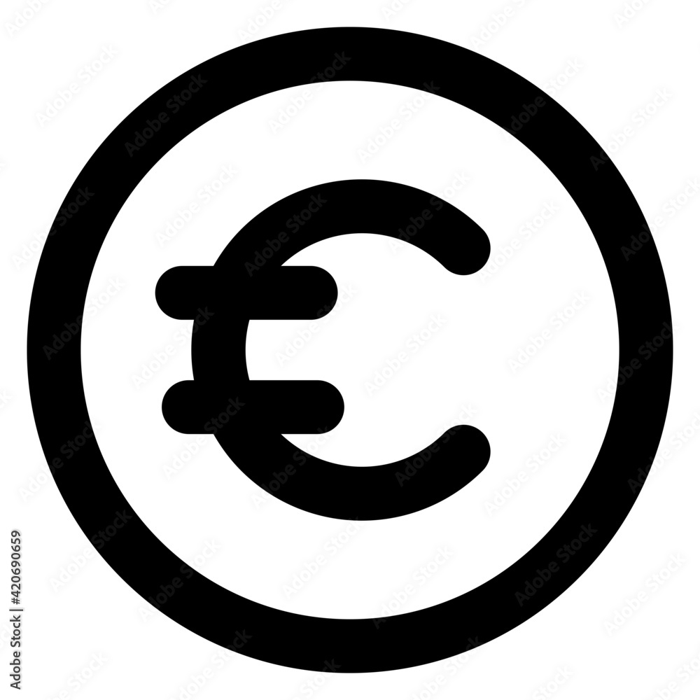 Trendy icon of euro, editable glyph vector
Trendy icon of euro, editable glyph vector