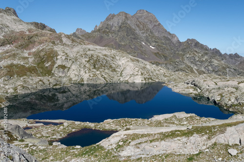 Arremoulit Lake in Pyrenees Mountains (France)