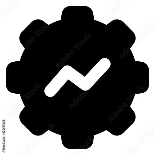 
Data settings icon in editable design

