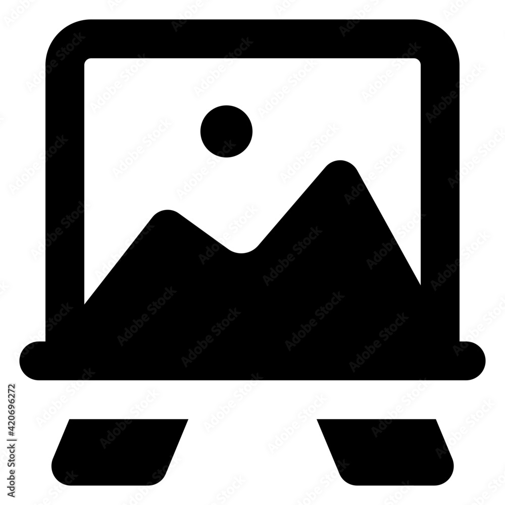 Painting icon in solid design
Painting icon in solid design