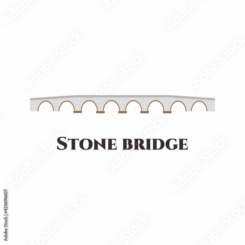 The Stone Bridge in Skopje,...