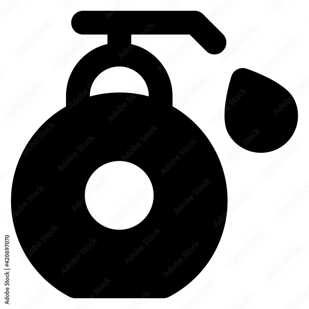 Perfume bottle vector in glyph design
Perfume bottle vector in glyph design