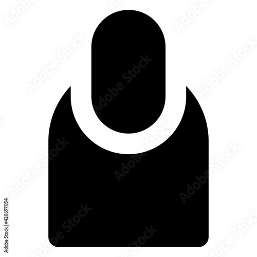 
A finger nail icon in solid design

