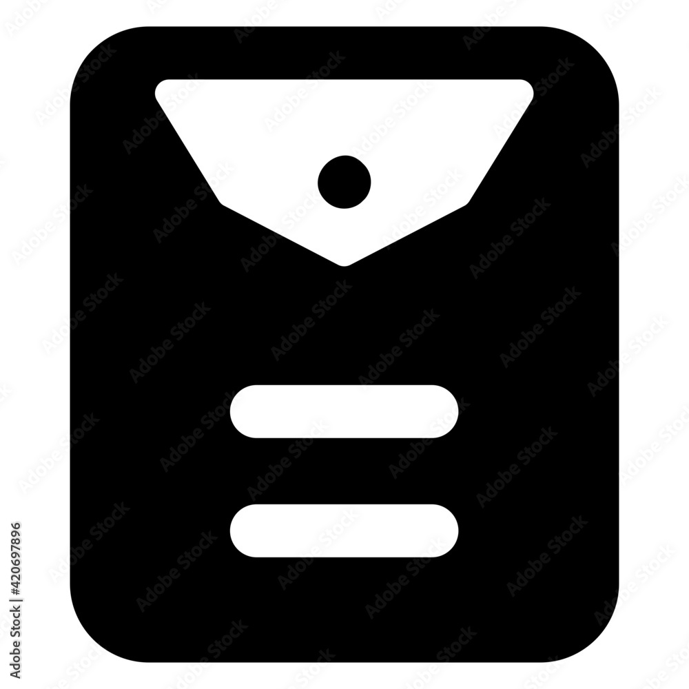 File pocket in editable glyph icon
File pocket in editable glyph icon