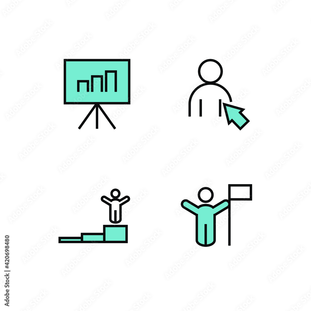 business people set icon, isolated business people set sign icon, vector illustration business people set icon, isolated business people set sign icon, vector illustration