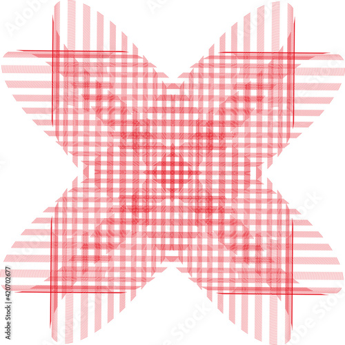 Abstract checkered red background for design. Abstract bright background for website design .3d
