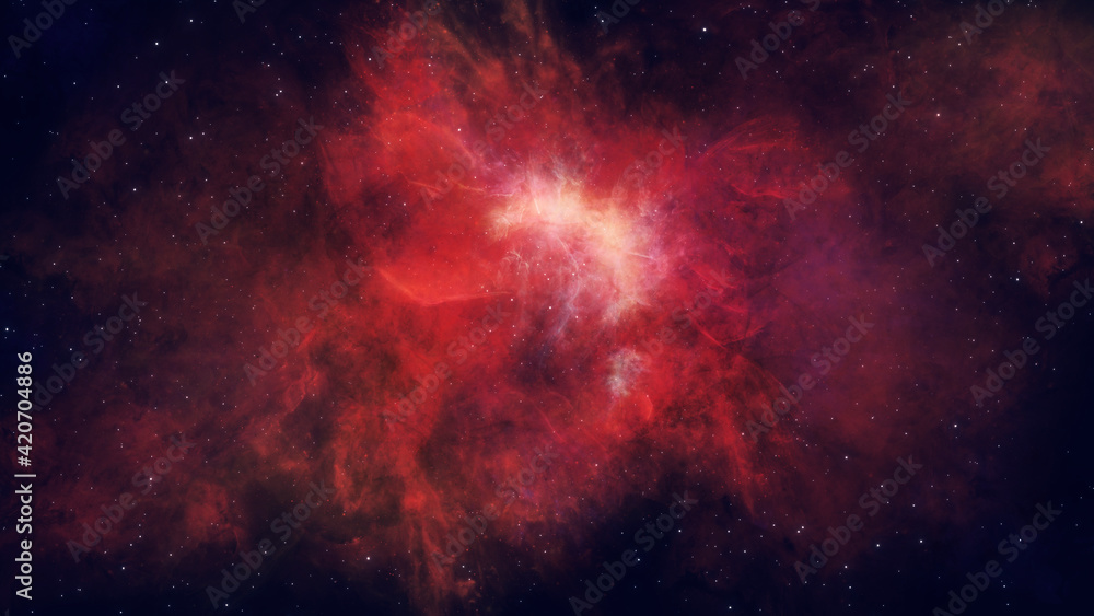 Computer generated nebula Computer generated nebula