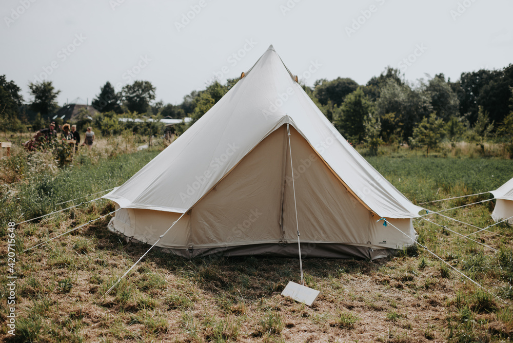 Bell tent in the sun Bell tent in the sun