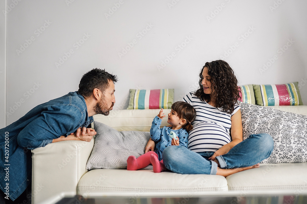 Happy Family at Home Happy Family at Home
