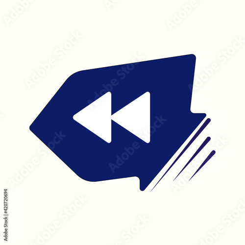 Free Download cool purple color play button logo - GFXLoad