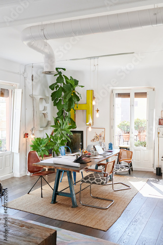 Interior of a design office photo