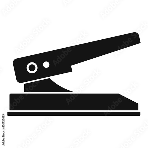 Puncher instrument icon, simple style