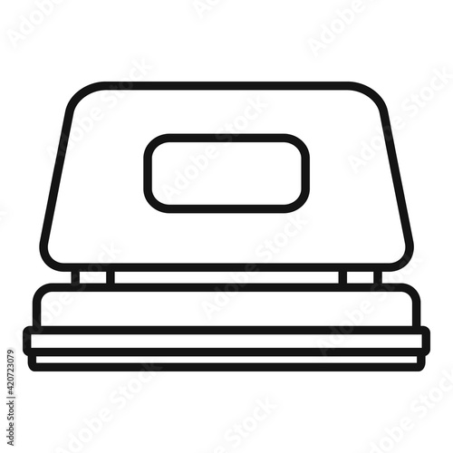 Office hole puncher icon, outline style