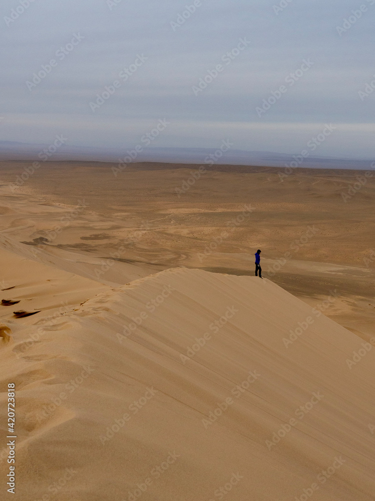 dunes in the gobi desert