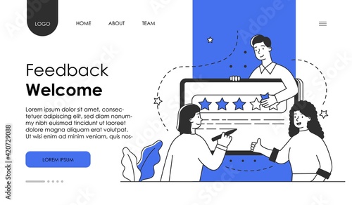 Customer review rating. People give review rating