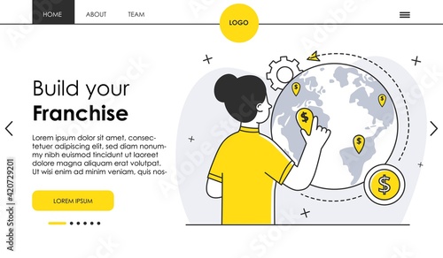 International business activity franchising model