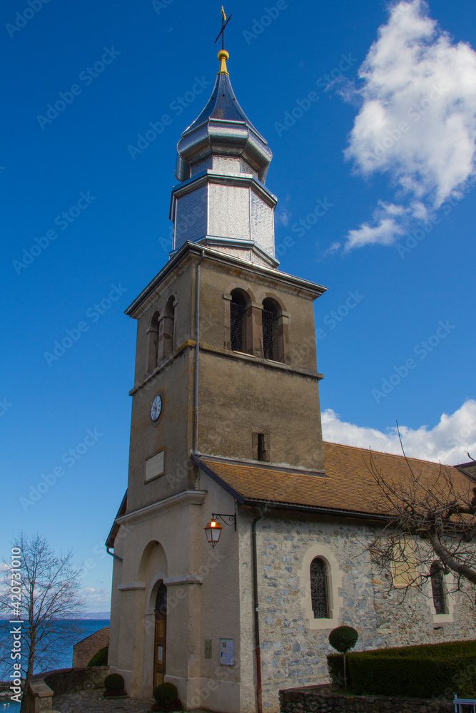 Eglise d'Yvoire, Haute-Savoie, France
