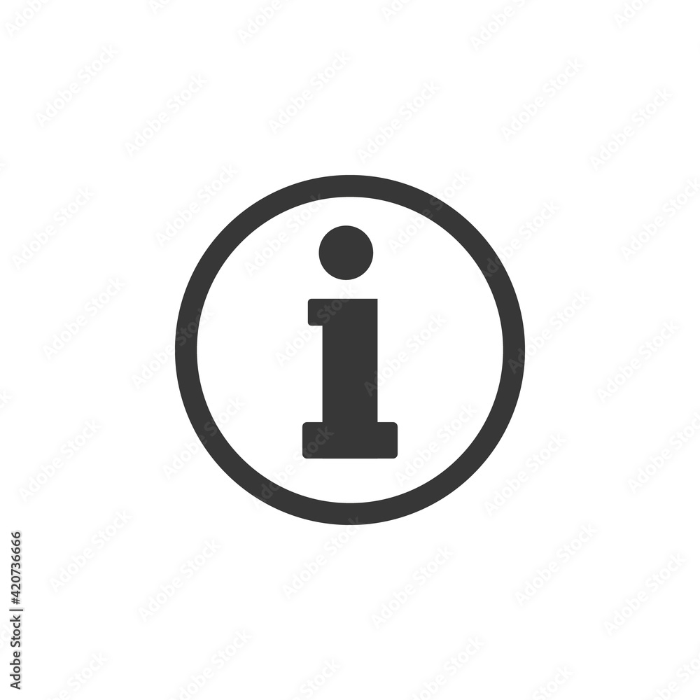 Information sign icon,vector. Flat design. Information sign icon,vector. Flat design.