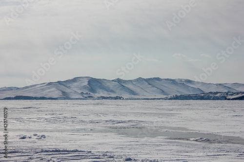 Time lapse of Ice hummocks. Lake Baikal. Siberia. © Борис Александров