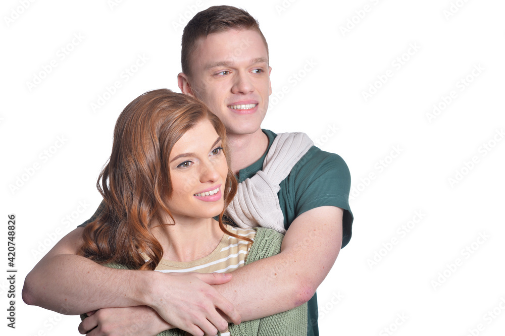 portrait of beautiful woman and man portrait of beautiful woman and man