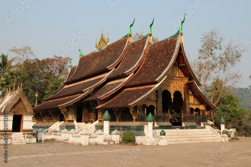 buddhist temple (Wat Xieng Thong) in luang prabang (laos)