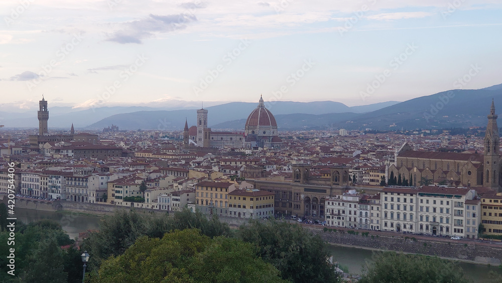 Fototapeta premium フィレンツェ の全景