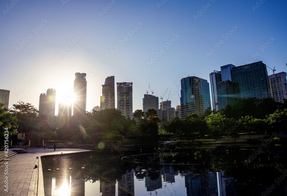 Fototapeta premium city park