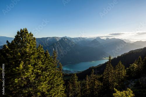 Famous lake Achensee in Tyrol, Austria