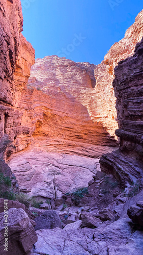 Red rocks. National park valley landscape