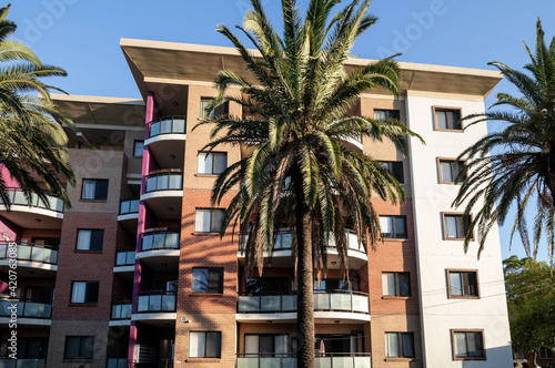 Residential apartment building in inner Sydney suburb NSW Australia © Elias Bitar