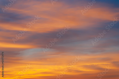 Sky at sunset in Japan © PhotogENer