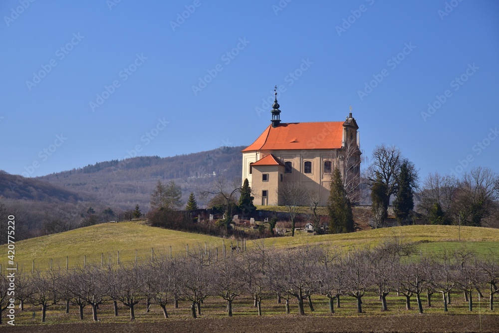 St Anthony of Padua Church in Milesov, Velemin, North Bohemia, Czech Republic. St Anthony of Padua Church in Milesov, Velemin, North Bohemia, Czech Republic.