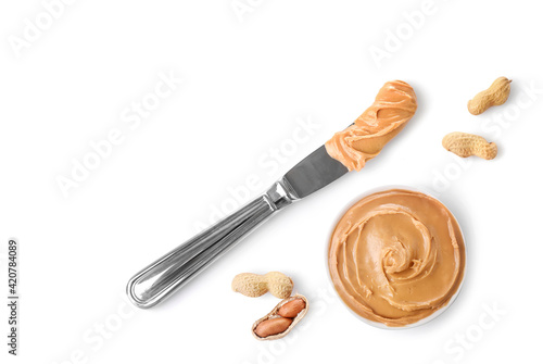 Tasty and nutritious peanut butter photo