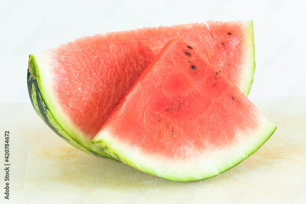 Watermelon slices or water melon wedges Watermelon slices or water melon wedges