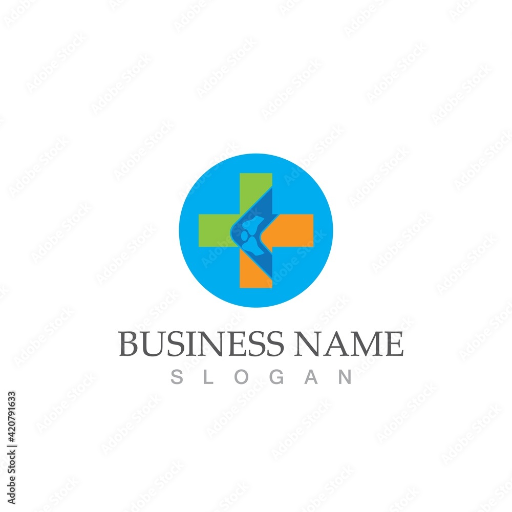 bone logo vector template