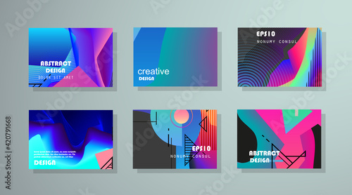 Template brochures, flyers, business presentations. Modern flat line style.