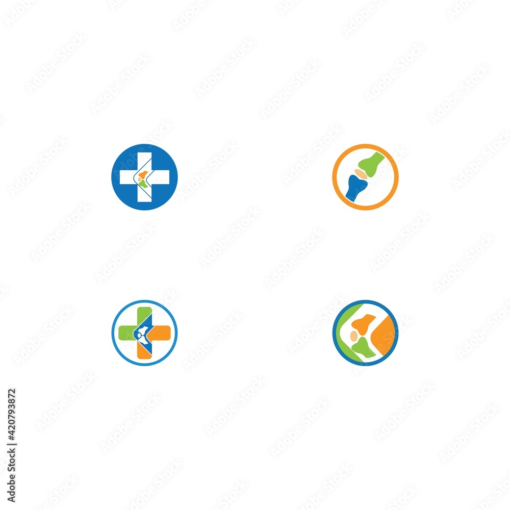 bone logo vector template bone logo vector template