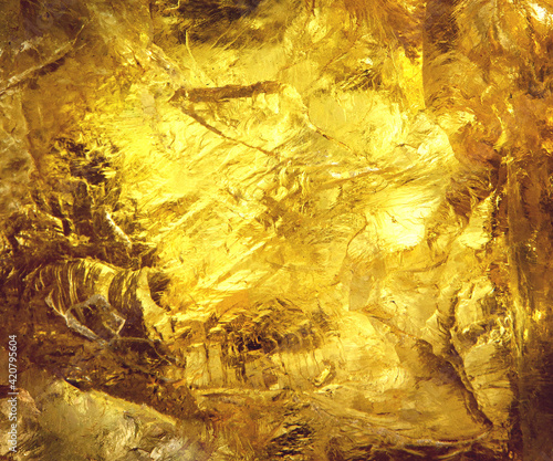 Konstfotografi Beautiful golden (yellow) background