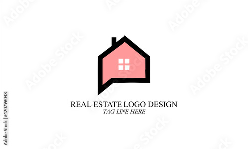 real estate logo design construction . 