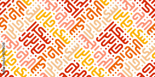 Seamless of kufic calligraphy Shukran Jazilan