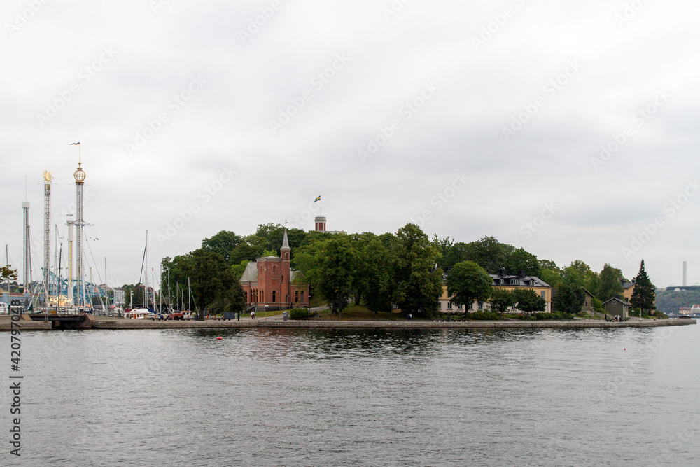 Ciudad de Estocolmo o Stockholme en el pais de Suecia o Sweden