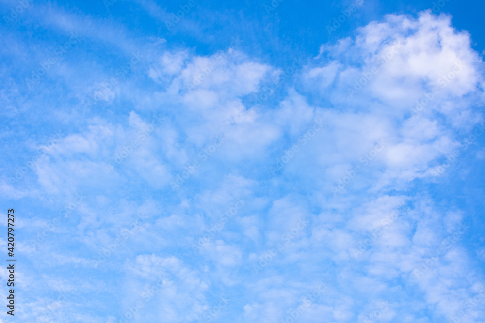 Abstract atmosphere background, blue sky with beautiful clouds, copy space Abstract atmosphere background, blue sky with beautiful clouds, copy space